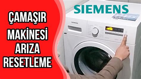 çamaşır makinesi resetleme nasıl yapılır